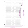 Gartentor aus Cortenstahl, quadratisches Design, 85 x 125 cm von vidaXL, Gartentore - Ref: Foro24-153246, Preis: 149,16 €, Ra...
