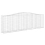 Gabionenkorb Bogenform verzinktes Eisen 400x50x120/140 cm von vidaXL, Töpfe und Pflanzgefäße - Ref: Foro24-153416, Preis: 138...