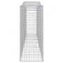 Cesta gaviones forma arco hierro galvanizado 400x50x120/140 cm de vidaXL, Maceteros y jardineras - Ref: Foro24-153416, Precio...