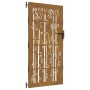 Puerta de jardín acero corten diseño bambú 85x175 cm von vidaXL, Gartentore - Ref: Foro24-153236, Preis: 184,31 €, Rabatt: %