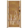 Gartentor aus Cortenstahl, Grasdesign, 105 x 205 cm von vidaXL, Gartentore - Ref: Foro24-153177, Preis: 281,75 €, Rabatt: %