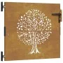 Gartentor aus Cortenstahl, Baumdesign, 85 x 100 cm von vidaXL, Gartentore - Ref: Foro24-153209, Preis: 129,26 €, Rabatt: %