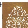 Puerta de jardín acero corten diseño árbol 85x100 cm de vidaXL, Puertas de jardín - Ref: Foro24-153209, Precio: 132,66 €, Des...