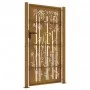 Puerta de jardín acero corten diseño bambú 105x205 cm de vidaXL, Puertas de jardín - Ref: Foro24-153243, Precio: 262,12 €, De...