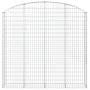 Gabion basket arch shape galvanized iron 200x30x180/200 cm by vidaXL, Pots and planters - Ref: Foro24-153469, Price: 118,51 €...