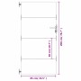 Corten steel garden gate 85x200 cm by vidaXL, garden gates - Ref: Foro24-153261, Price: 168,04 €, Discount: %