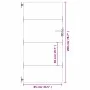 Puerta de jardín acero corten 85x200 cm de vidaXL, Puertas de jardín - Ref: Foro24-153261, Precio: 165,36 €, Descuento: %