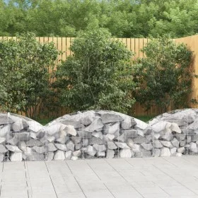 Cesta de gaviones forma arco hierro galvanizado 150x50x40/60 cm de vidaXL, Maceteros y jardineras - Ref: Foro24-153452, Preci...
