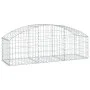 Cesta de gaviones forma arco hierro galvanizado 150x50x40/60 cm de vidaXL, Maceteros y jardineras - Ref: Foro24-153452, Preci...