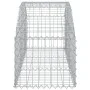 Bogenförmiger Gabionenkorb aus verzinktem Eisen, 150 x 50 x 40/60 cm von vidaXL, Töpfe und Pflanzgefäße - Ref: Foro24-153452,...
