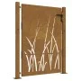 Gartentor aus Cortenstahl, Grasdesign, 105 x 130 cm von vidaXL, Gartentore - Ref: Foro24-153228, Preis: 177,92 €, Rabatt: %