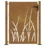 Gartentor aus Cortenstahl, Grasdesign, 105 x 130 cm von vidaXL, Gartentore - Ref: Foro24-153228, Preis: 177,92 €, Rabatt: %