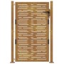 Puerta de jardín acero corten diseño cuadrado 105x130 cm de vidaXL, Puertas de jardín - Ref: Foro24-153198, Precio: 189,91 €,...