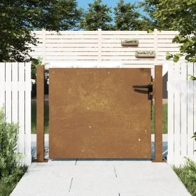 Puerta de jardín acero corten 105x80 cm by vidaXL, garden gates - Ref: Foro24-153262, Price: 117,59 €, Discount: %
