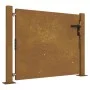 Puerta de jardín acero corten 105x80 cm by vidaXL, garden gates - Ref: Foro24-153262, Price: 117,55 €, Discount: %