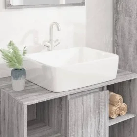 Rectangular white ceramic sink 48x37x13 cm by vidaXL, Sinks - Ref: Foro24-153338, Price: 89,54 €, Discount: %