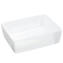Rectangular white ceramic sink 48x37x13 cm by vidaXL, Sinks - Ref: Foro24-153338, Price: 91,40 €, Discount: %