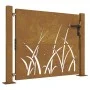 Gartentor aus Cortenstahl, Grasdesign, 105 x 80 cm von vidaXL, Gartentore - Ref: Foro24-153226, Preis: 122,83 €, Rabatt: %
