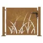 Gartentor aus Cortenstahl, Grasdesign, 105 x 80 cm von vidaXL, Gartentore - Ref: Foro24-153226, Preis: 122,83 €, Rabatt: %