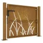 Gartentor aus Cortenstahl, Grasdesign, 105 x 80 cm von vidaXL, Gartentore - Ref: Foro24-153226, Preis: 122,83 €, Rabatt: %