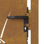 Puerta de jardín acero corten diseño hierba 105x80 cm de vidaXL, Puertas de jardín - Ref: Foro24-153226, Precio: 115,62 €, De...