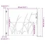 Gartentor aus Cortenstahl, Grasdesign, 105 x 80 cm von vidaXL, Gartentore - Ref: Foro24-153226, Preis: 122,83 €, Rabatt: %