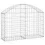 Gabionenkorb Bogenform verzinktes Eisen 100x30x60/80 cm von vidaXL, Töpfe und Pflanzgefäße - Ref: Foro24-153423, Preis: 28,18...
