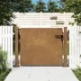 Puerta de jardín acero corten 105x105 cm de vidaXL, Puertas de jardín - Ref: Foro24-153263, Precio: 143,94 €, Descuento: %