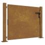 Puerta de jardín acero corten 105x105 cm de vidaXL, Puertas de jardín - Ref: Foro24-153263, Precio: 149,92 €, Descuento: %