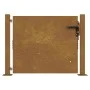 Puerta de jardín acero corten 105x105 cm de vidaXL, Puertas de jardín - Ref: Foro24-153263, Precio: 143,94 €, Descuento: %