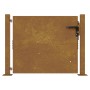 Puerta de jardín acero corten 105x105 cm de vidaXL, Puertas de jardín - Ref: Foro24-153263, Precio: 149,92 €, Descuento: %