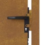 Puerta de jardín acero corten 105x105 cm de vidaXL, Puertas de jardín - Ref: Foro24-153263, Precio: 149,92 €, Descuento: %
