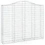 Galvanized iron arch-shaped gabions basket 200x30x160/180 cm by vidaXL, Pots and planters - Ref: Foro24-153388, Price: 148,81...