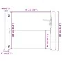Gartentor aus Cortenstahl 105x105 cm von vidaXL, Gartentore - Ref: Foro24-153263, Preis: 143,94 €, Rabatt: %