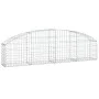 Galvanized iron arch-shaped gabion basket 200x30x40/60 cm by vidaXL, Pots and planters - Ref: Foro24-153462, Price: 52,50 €, ...