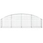 Cesta de gaviones forma arco hierro galvanizado 200x30x40/60 cm de vidaXL, Maceteros y jardineras - Ref: Foro24-153462, Preci...