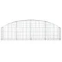 Galvanized iron arch-shaped gabion basket 200x30x40/60 cm by vidaXL, Pots and planters - Ref: Foro24-153462, Price: 52,50 €, ...