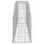 Galvanized iron arch-shaped gabion basket 200x30x40/60 cm by vidaXL, Pots and planters - Ref: Foro24-153462, Price: 52,50 €, ...
