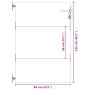 Gartentor aus Cortenstahl 85x125 cm von vidaXL, Gartentore - Ref: Foro24-153258, Preis: 151,98 €, Rabatt: %