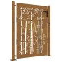 Puerta de jardín acero corten diseño bambú 105x155 cm de vidaXL, Puertas de jardín - Ref: Foro24-153241, Precio: 205,30 €, De...