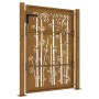 Puerta de jardín acero corten diseño bambú 105x155 cm de vidaXL, Puertas de jardín - Ref: Foro24-153241, Precio: 205,30 €, De...