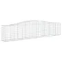 Galvanized iron arch-shaped gabion basket 400x50x80/100cm by vidaXL, Pots and planters - Ref: Foro24-153414, Price: 109,89 €,...