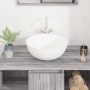 Rundes weißes Keramikwaschbecken 36x15 cm von vidaXL, Sinkt - Ref: Foro24-153343, Preis: 66,88 €, Rabatt: %