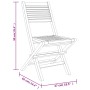 Klappbare Gartenstühle 6 Stück aus massivem Teakholz 47x62x90 cm von vidaXL, Gartenstühle - Ref: Foro24-3155065, Preis: 458,6...