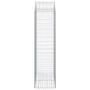 Gabion basket arch shape galvanized iron 100x50x180/200 cm by vidaXL, Pots and planters - Ref: Foro24-153439, Price: 56,72 €,...