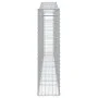 Cesta gaviones forma arco hierro galvanizado 400x30x120/140 cm de vidaXL, Maceteros y jardineras - Ref: Foro24-153406, Precio...