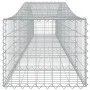Cesta de gaviones forma arco hierro galvanizado 400x50x40/60 cm de vidaXL, Maceteros y jardineras - Ref: Foro24-153412, Preci...
