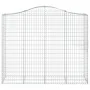 Cesta gaviones forma arco hierro galvanizado 200x50x160/180 cm de vidaXL, Maceteros y jardineras - Ref: Foro24-153398, Precio...