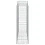 Gabion basket arch shape galvanized iron 200x50x160/180 cm by vidaXL, Pots and planters - Ref: Foro24-153398, Price: 92,35 €,...