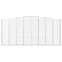 Gabione Korbbogenform aus verzinktem Eisen 400x30x180/200 cm von vidaXL, Töpfe und Pflanzgefäße - Ref: Foro24-153409, Preis: ...